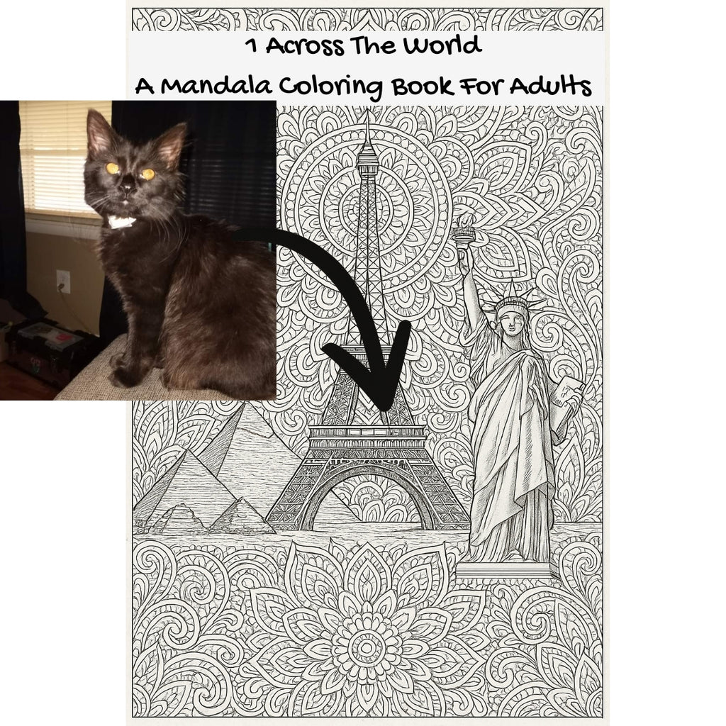 1 Across The World: A Mandala Coloring Book For Adults