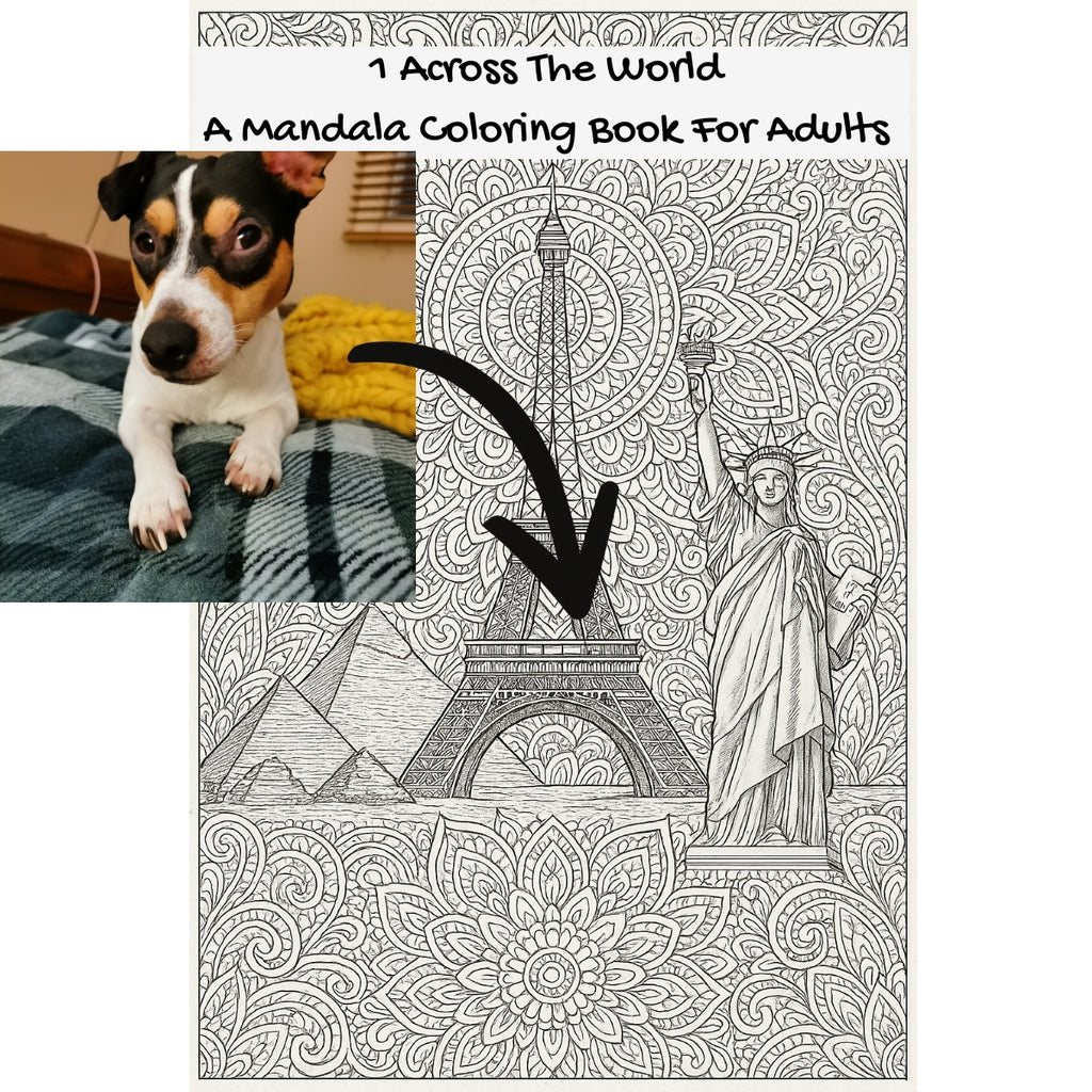 1 Across The World: A Mandala Coloring Book For Adults