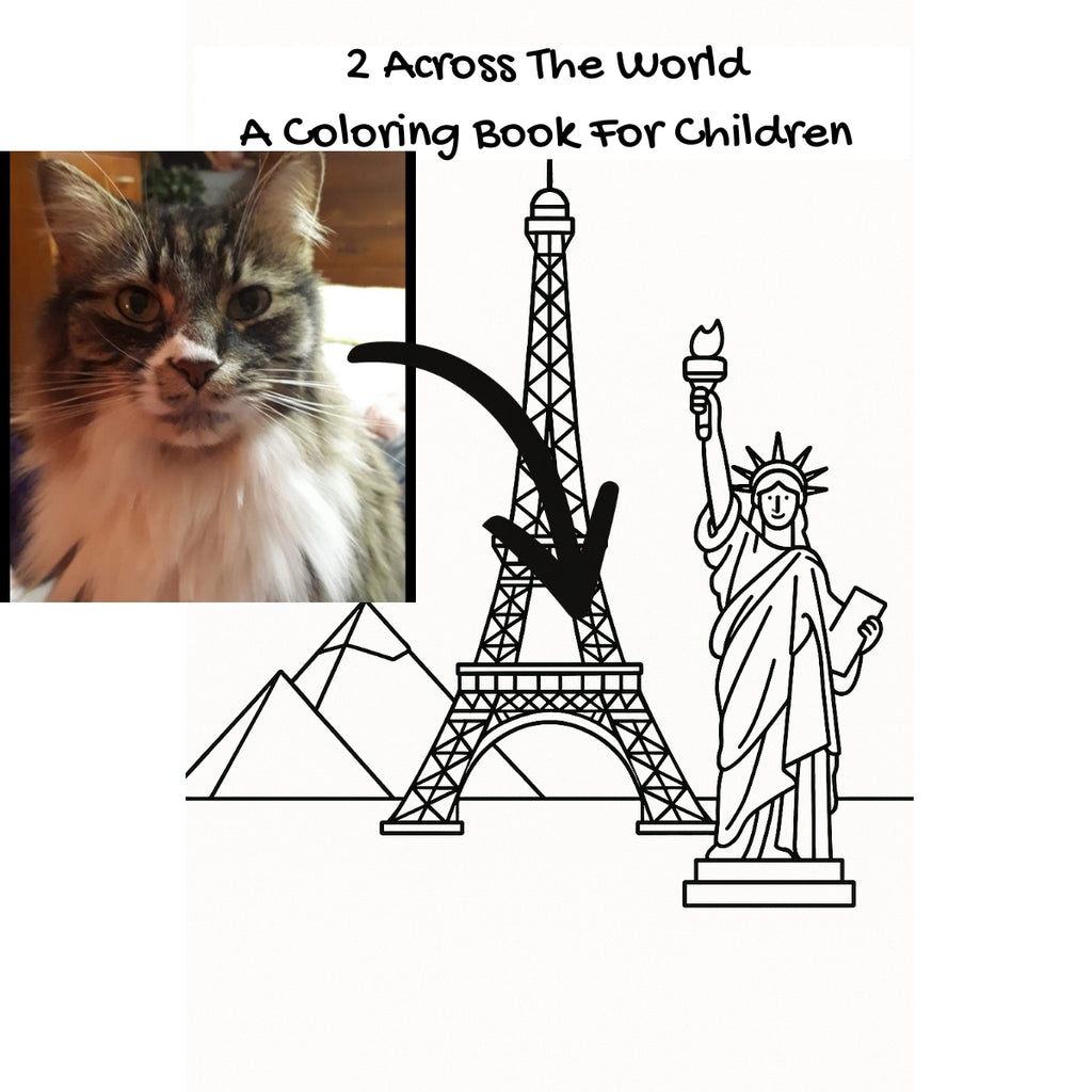 2 Across The World: A Coloring Book For Children