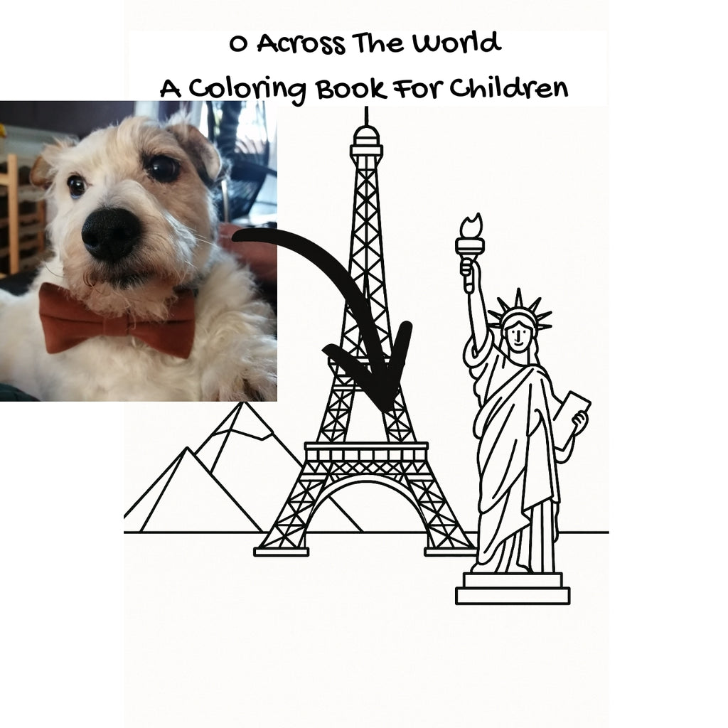 0 Across The World: A Coloring Book For Children