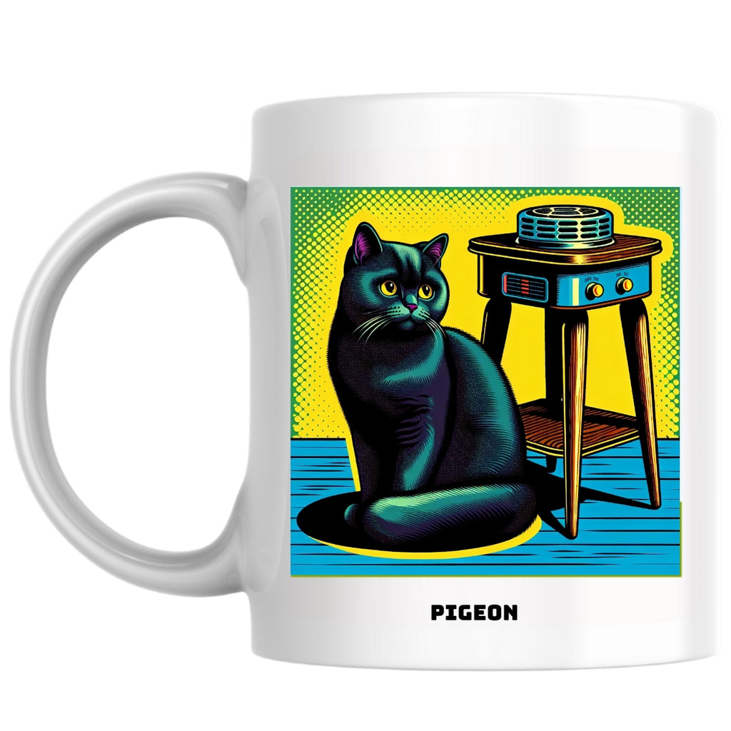 Pigeon the Magnificent: Pop Art Coffee Mug