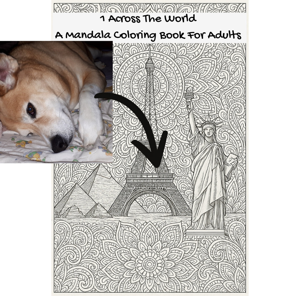 1 Across The World: A Mandala Coloring Book For Adults
