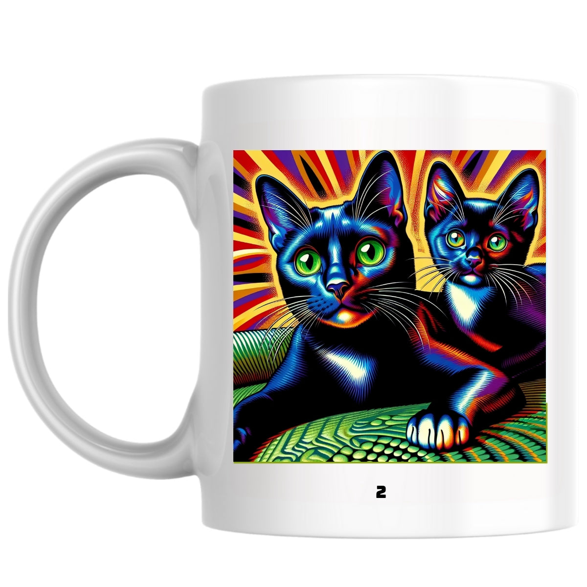 2 the Magnificent: Pop Art Coffee Mug
