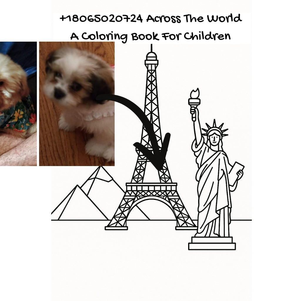 +18065020724 Across The World: A Coloring Book For Children