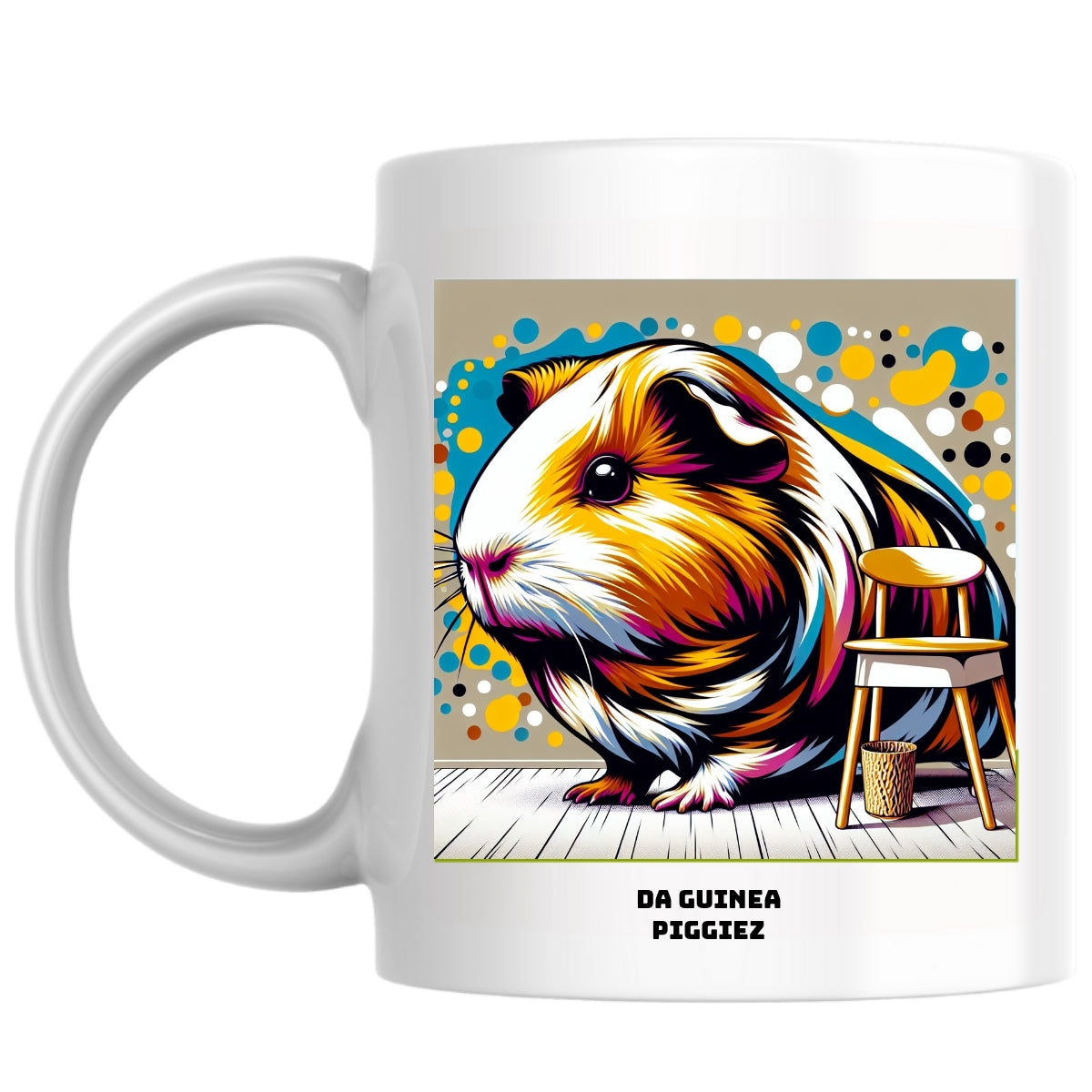 Da Guinea Piggiez the Magnificent: Pop Art Coffee Mug