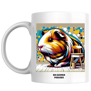 Da Guinea Piggiez the Magnificent: Pop Art Coffee Mug