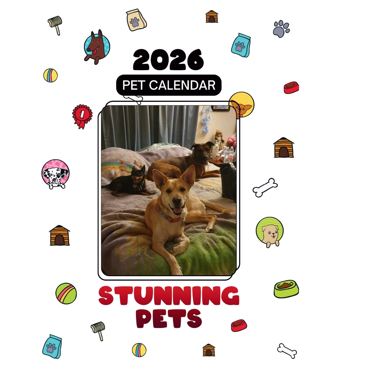 3 Headlines Stunning Pets: A 2026 Pet Calendar