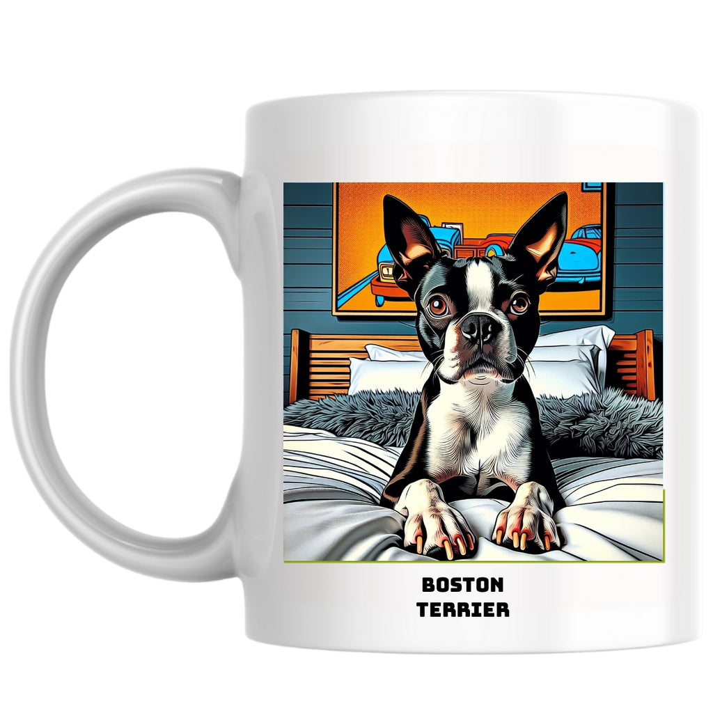 Boston Terrier the Magnificent: Pop Art Coffee Mug