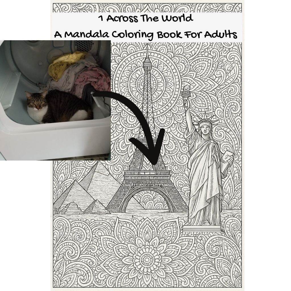 1 Across The World: A Mandala Coloring Book For Adults