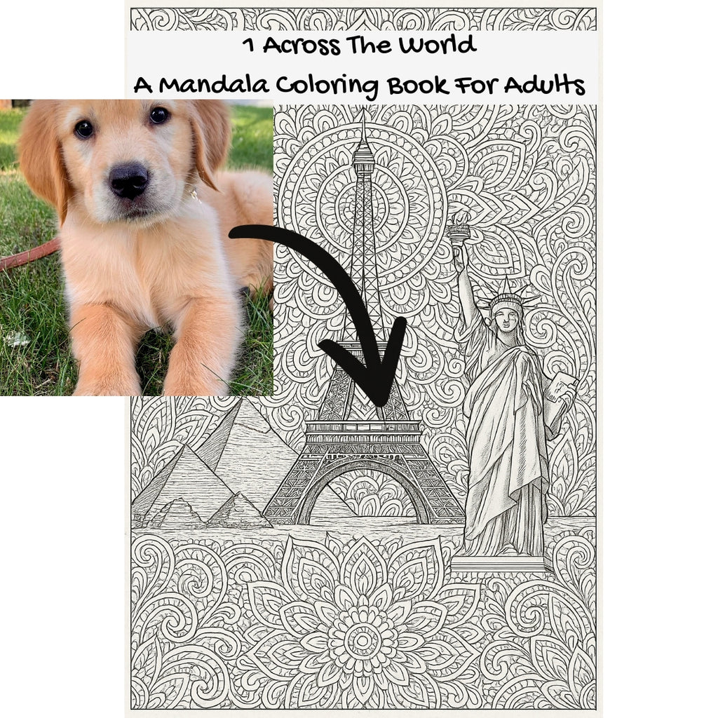 1 Across The World: A Mandala Coloring Book For Adults