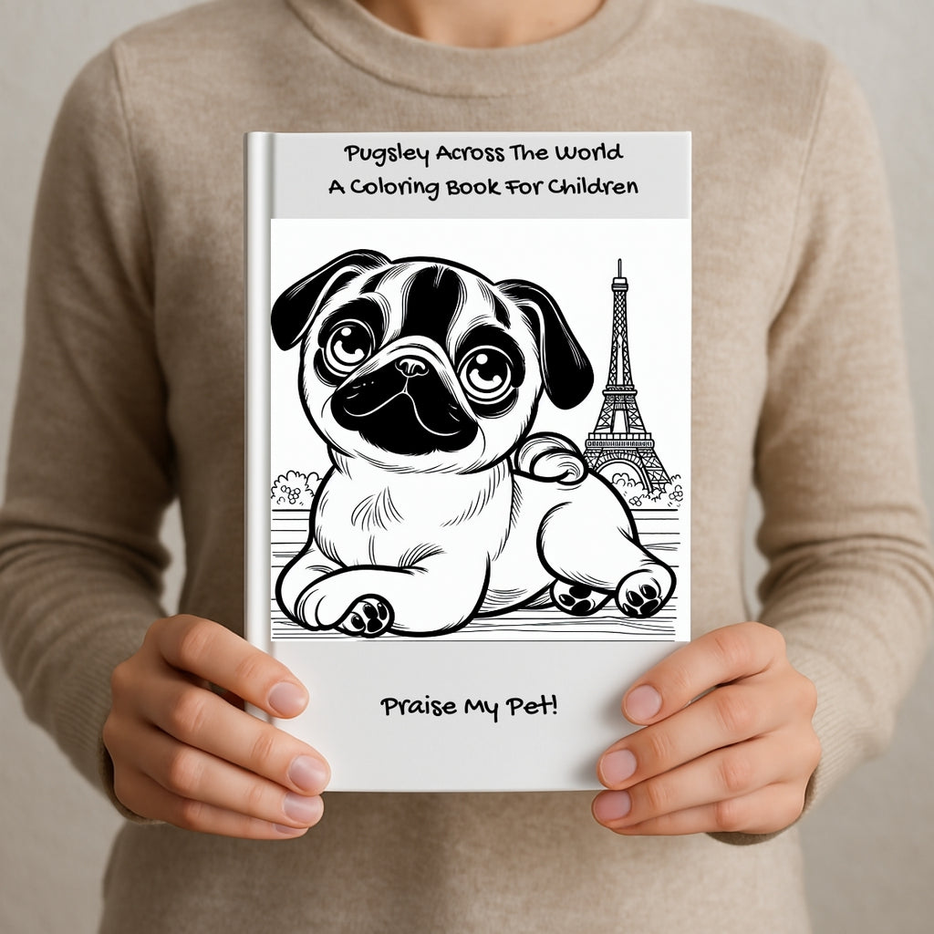 Pugsley Across The World: A Coloring Book For Children