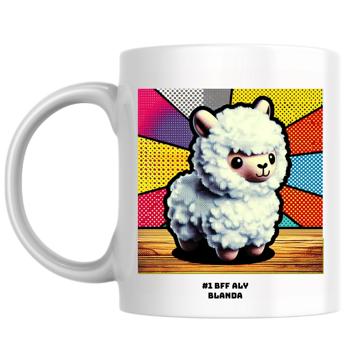 #1 bff aly blanda the Magnificent: Pop Art Coffee Mug