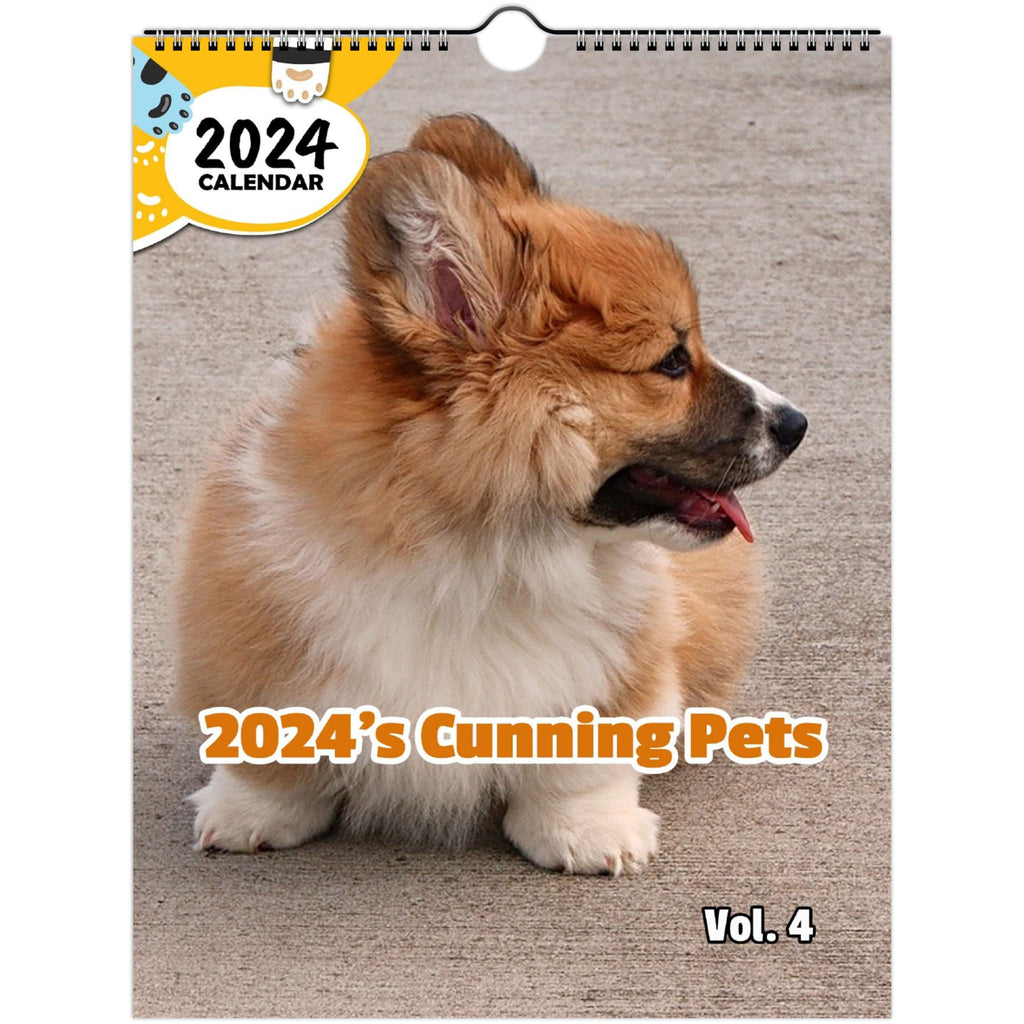 2024's Cunning Pets Volume Four: 2024 Wall Calendar (Published)