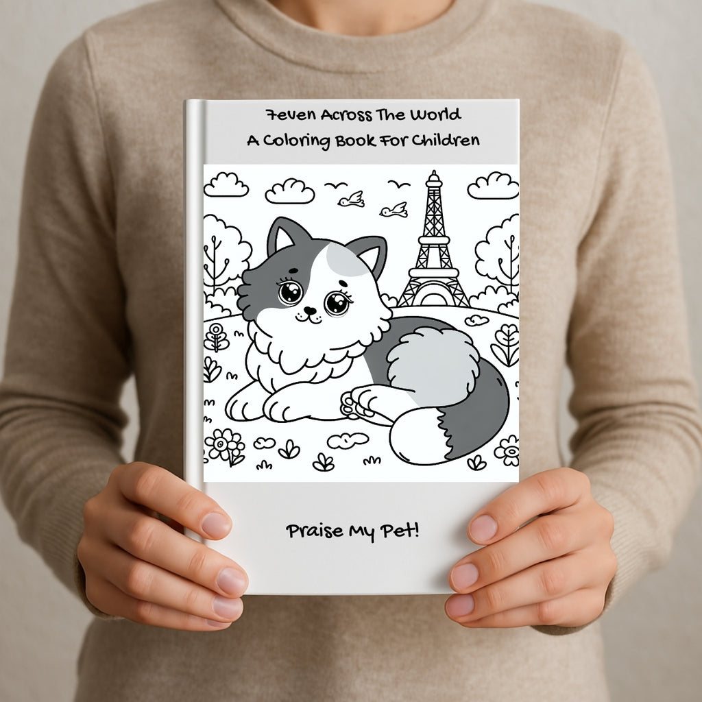 7even Across The World: A Coloring Book For Children
