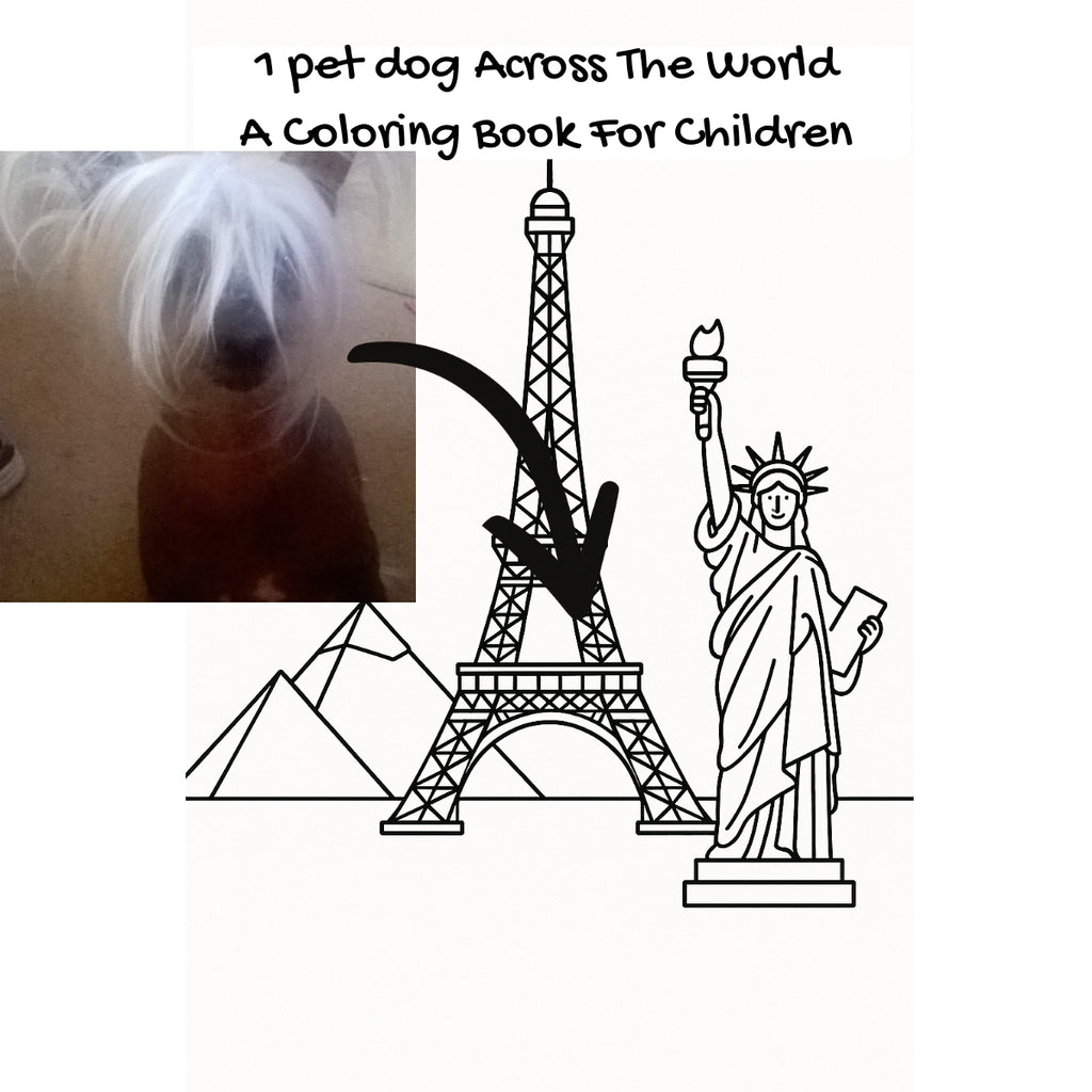 1 pet dog Across The World: A Coloring Book For Children