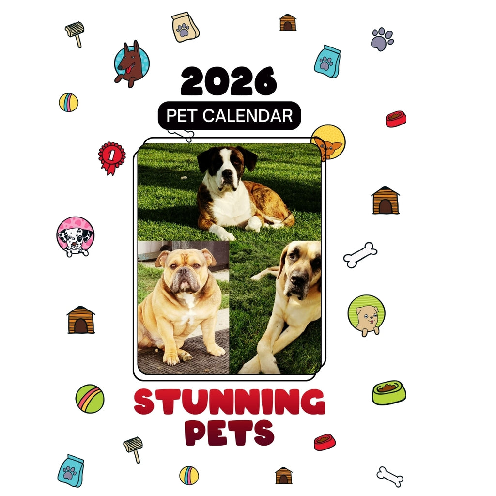 3 Headlines Stunning Pets: A 2026 Pet Calendar