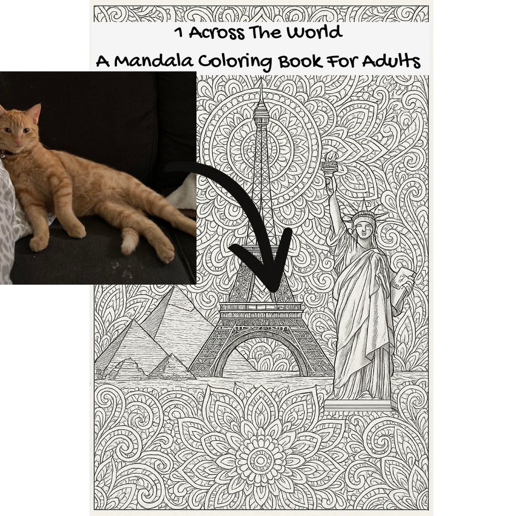 1 Across The World: A Mandala Coloring Book For Adults