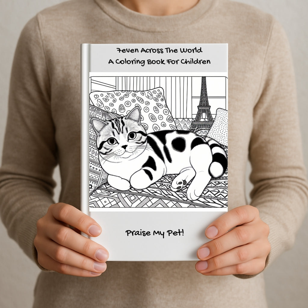 7even Across The World: A Coloring Book For Children