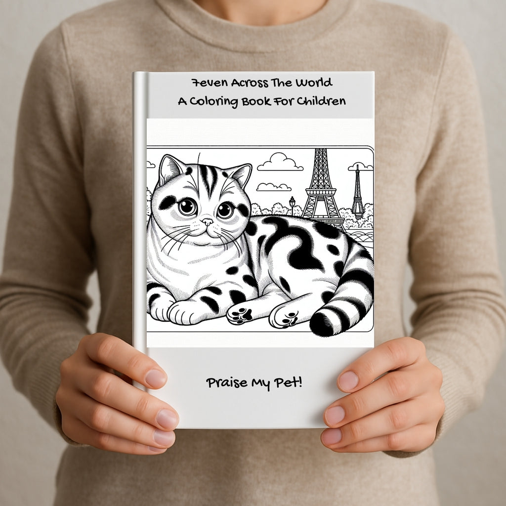 7even Across The World: A Coloring Book For Children