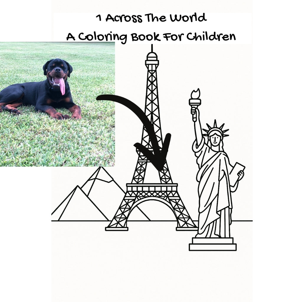 1 Across The World: A Coloring Book For Children