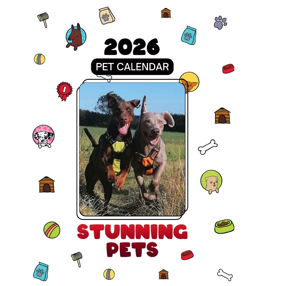 2 Headlines Stunning Pets: A 2026 Pet Calendar
