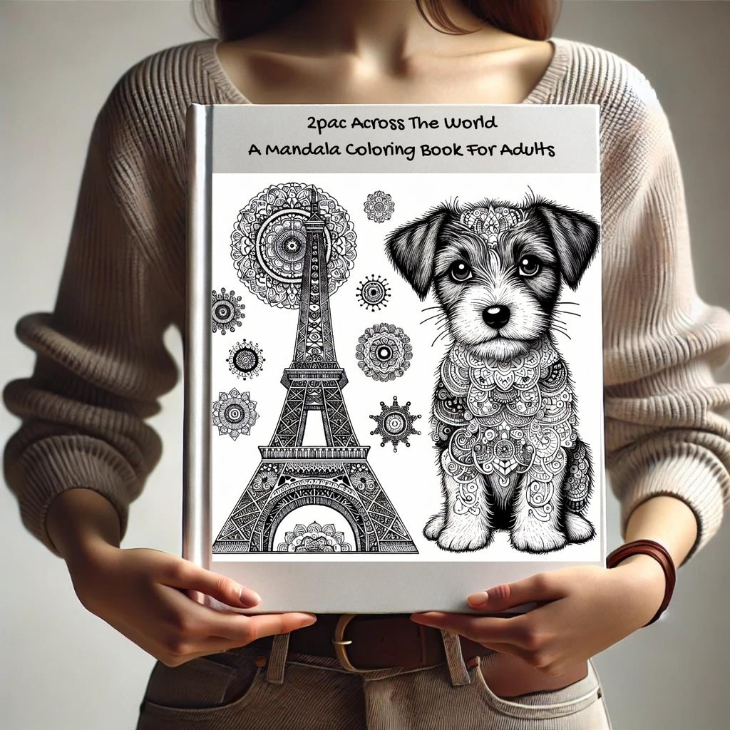 2pac Across The World: A Mandala Coloring Book For Adults