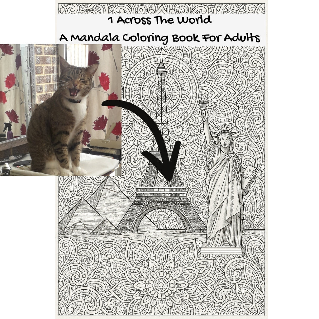 1 Across The World: A Mandala Coloring Book For Adults