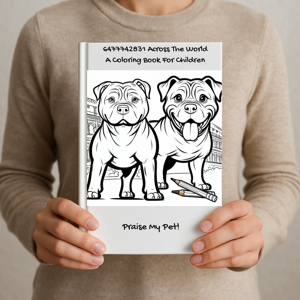 6477742831 Across The World: A Coloring Book For Children