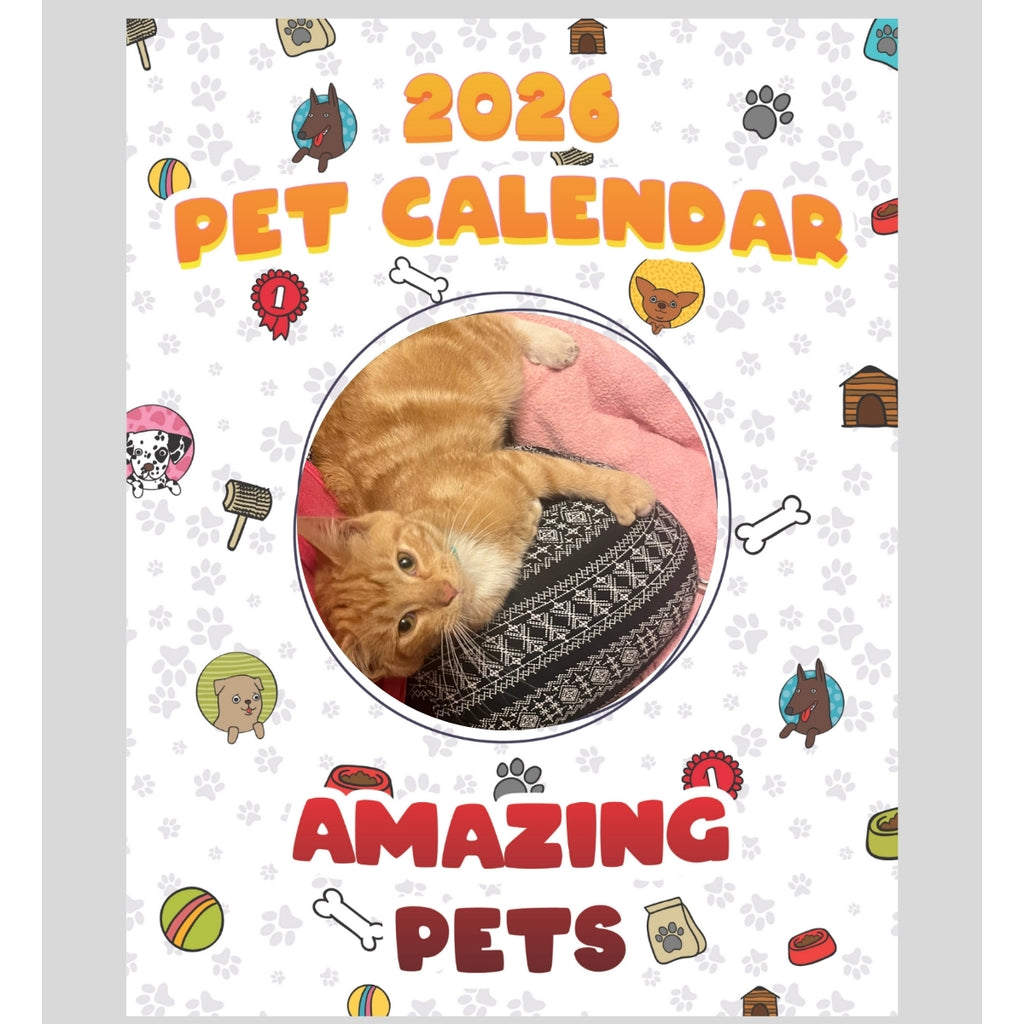 6 of em Stars in Amazing Pets: A 2026 Pet Calendar