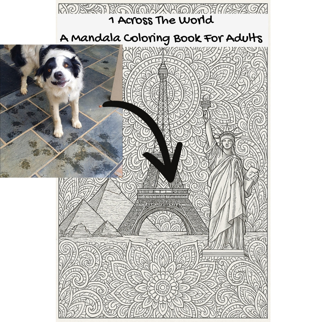 1 Across The World: A Mandala Coloring Book For Adults