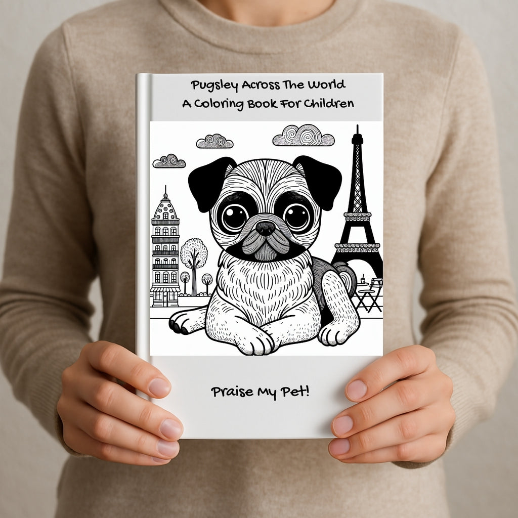 Pugsley Across The World: A Coloring Book For Children