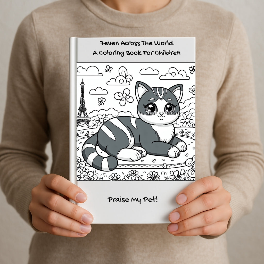 7even Across The World: A Coloring Book For Children