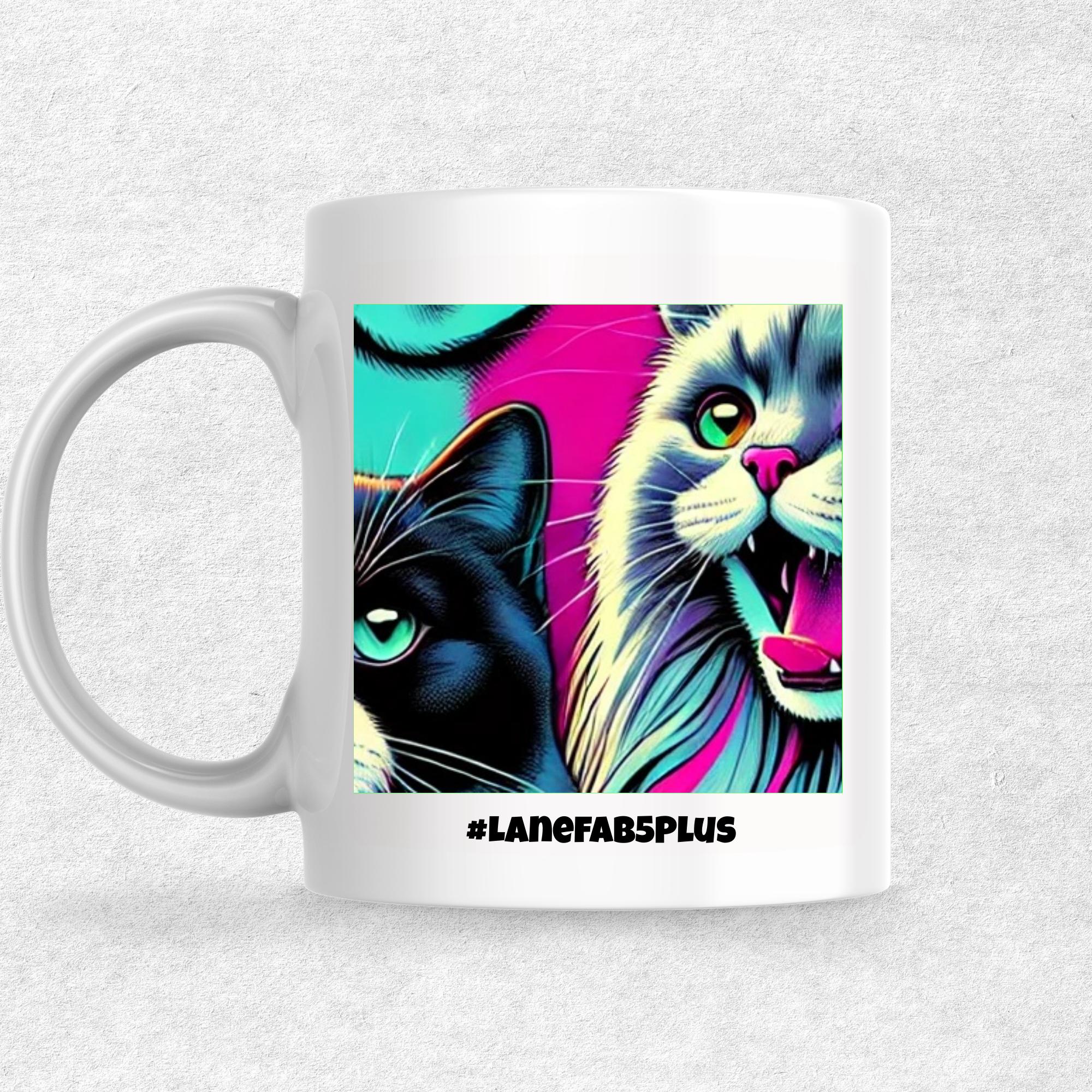 #lanefab5plus the Magnificent: Pop Art Coffee Mug