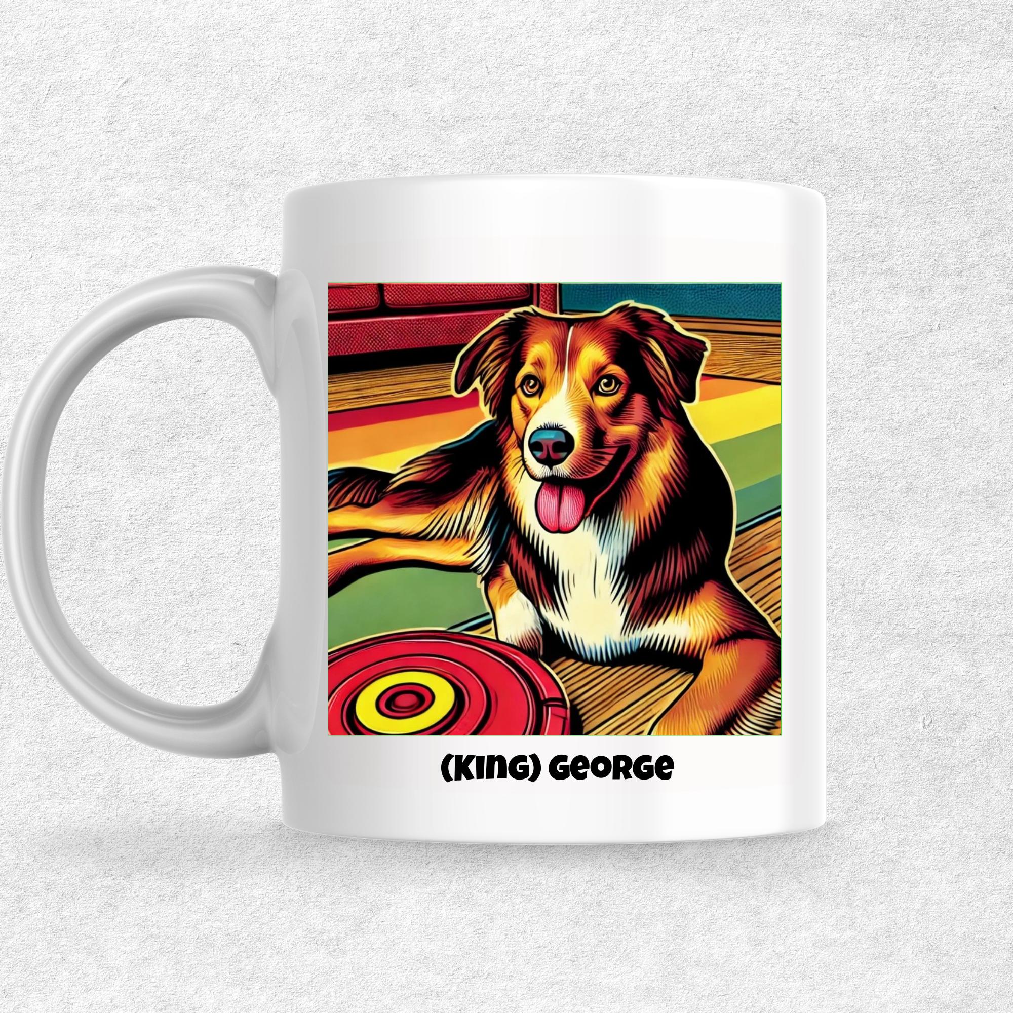 (King) George the Magnificent: Pop Art Coffee Mug