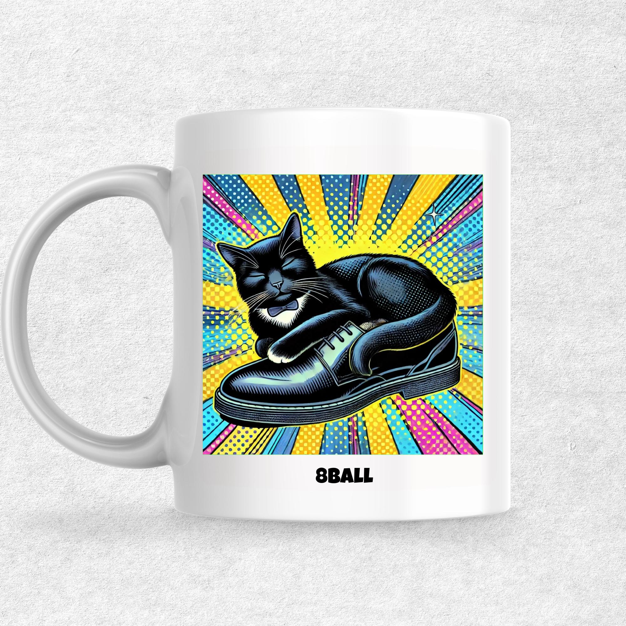 8ball the Magnificent: Pop Art Coffee Mug