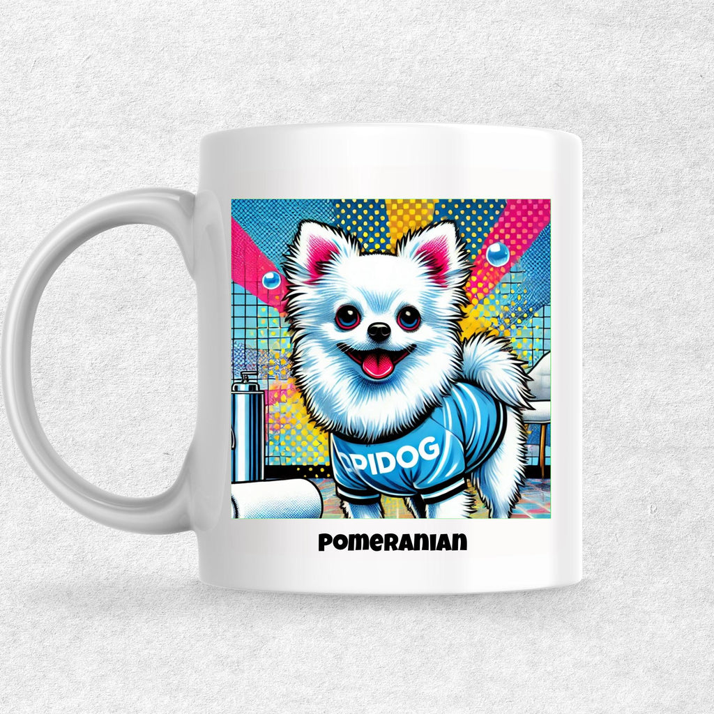 Pomeranian the Magnificent: Pop Art Coffee Mug