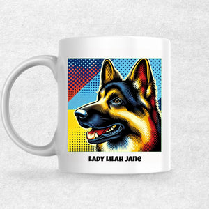 Lady Lilah Jane the Magnificent: Pop Art Coffee Mug