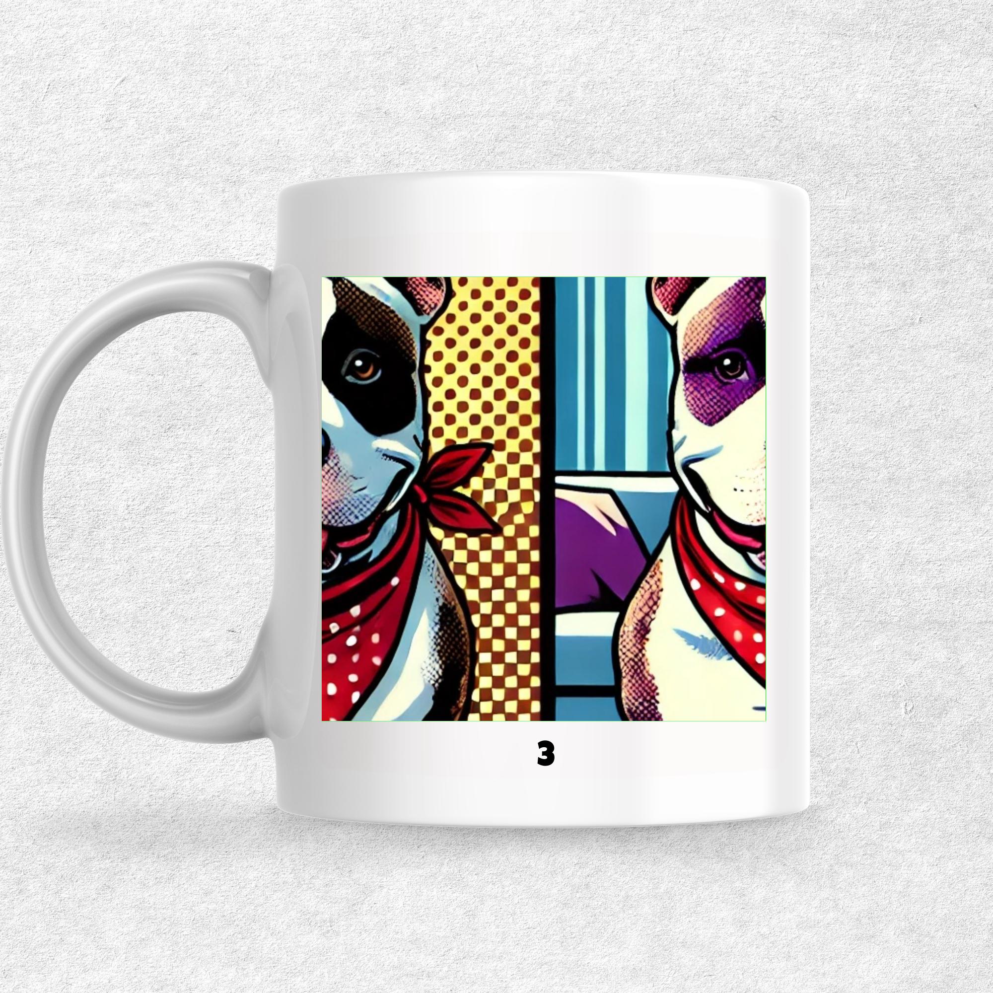 3 the Magnificent: Pop Art Coffee Mug