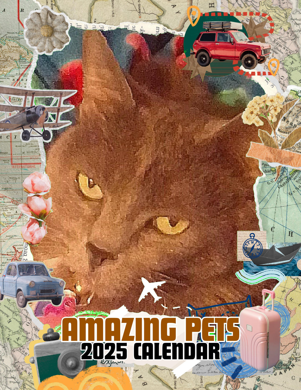Amazing Pets: 2025 Wall Calendar (Pre-Order)