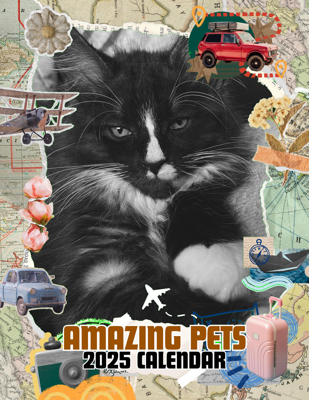 Amazing Pets: 2025 Wall Calendar (Pre-Order)