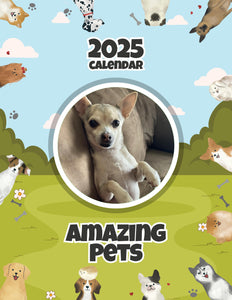 Amazing Pets: 2025 Wall Calendar (Pre-Order)