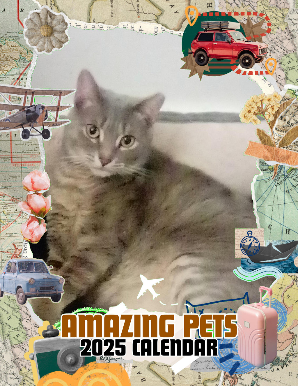 Amazing Pets: 2025 Wall Calendar (Pre-Order)