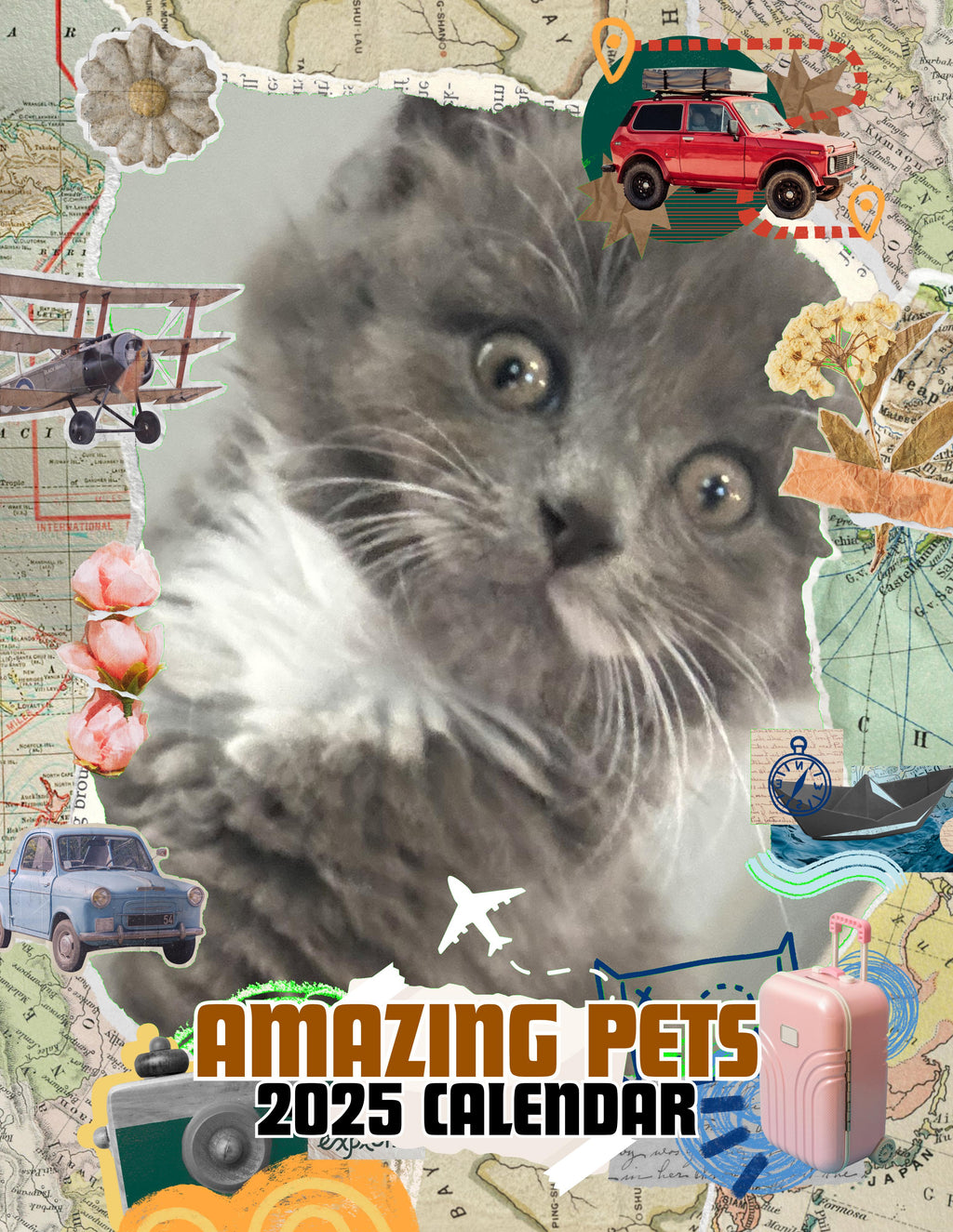 Amazing Pets: 2025 Wall Calendar (Pre-Order)