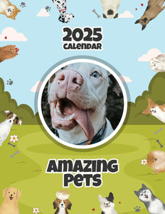 Amazing Pets: 2025 Wall Calendar (Pre-Order)