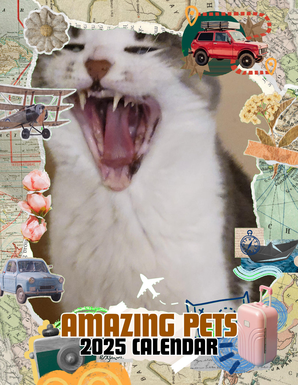 Amazing Pets: 2025 Wall Calendar (Pre-Order)