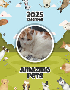 Amazing Pets: 2025 Wall Calendar (Pre-Order)