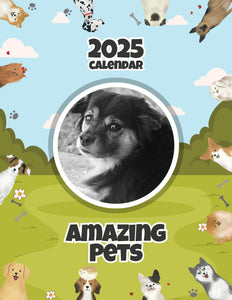 Amazing Pets: 2025 Wall Calendar (Pre-Order)