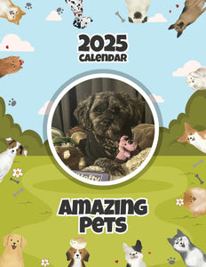Amazing Pets: 2025 Wall Calendar (Pre-Order)