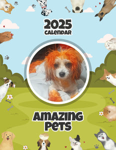Amazing Pets: 2025 Wall Calendar (Pre-Order)