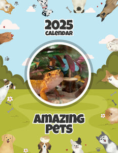 Amazing Pets: 2025 Wall Calendar (Pre-Order)